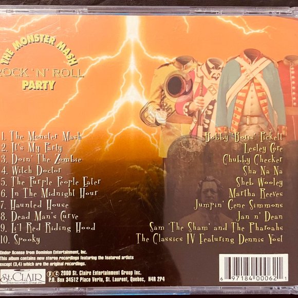 The Monster Mash Rock & Roll Party CD - Picture 5 of 5